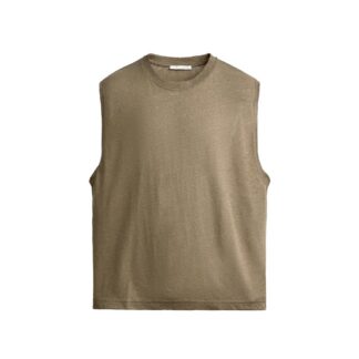 RELAXED FIT PAMUKLU KETEN ATLET