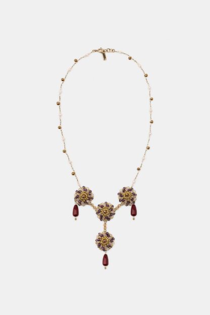 REÇİNE BONCUKLU CHOKER KOLYE