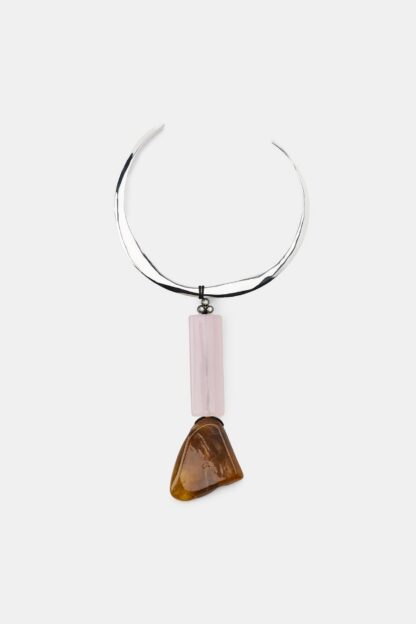REÇİNE TAŞLI CHOKER KOLYE