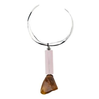 REÇİNE TAŞLI CHOKER KOLYE