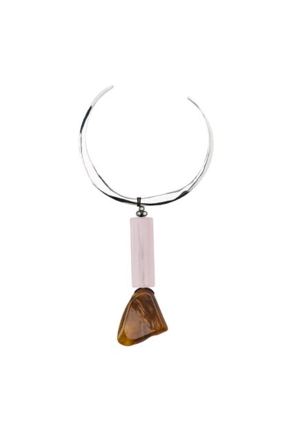 REÇİNE TAŞLI CHOKER KOLYE