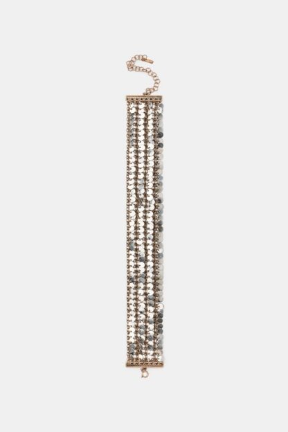PULLU KOMBİNE CHOKER KOLYE