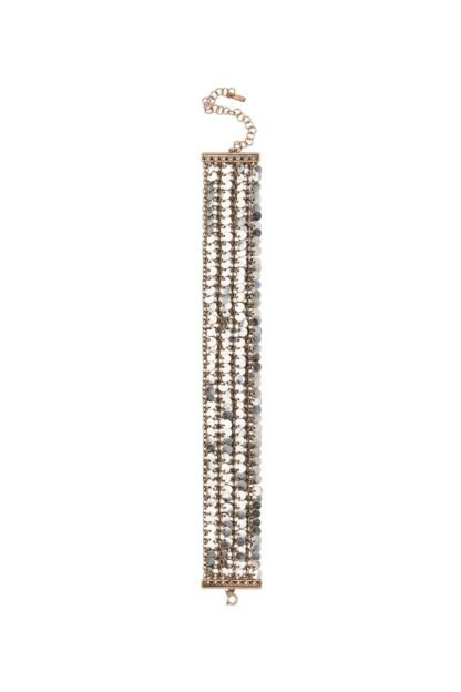 PULLU KOMBİNE CHOKER KOLYE