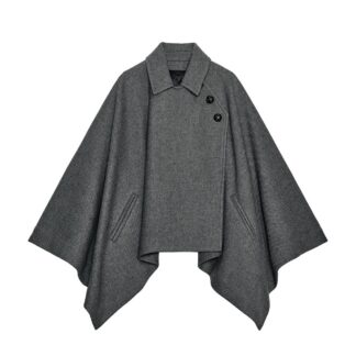 YÜN KARIŞIMLI PELERİN ZW COLLECTION LIMITED EDITION