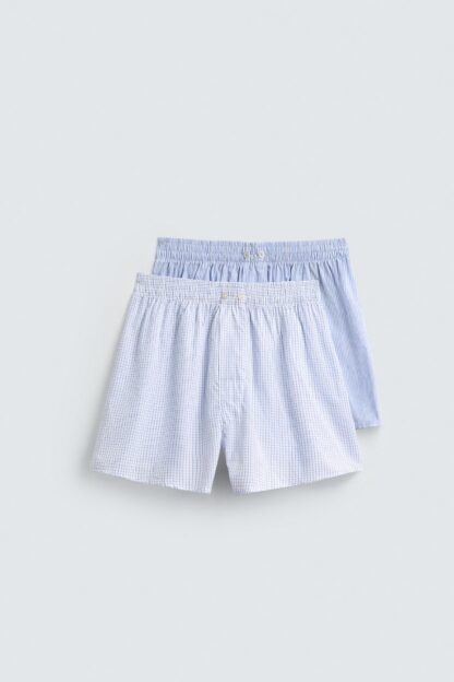 İKİLİ PAKET KOMBİN POPLİN BOXER