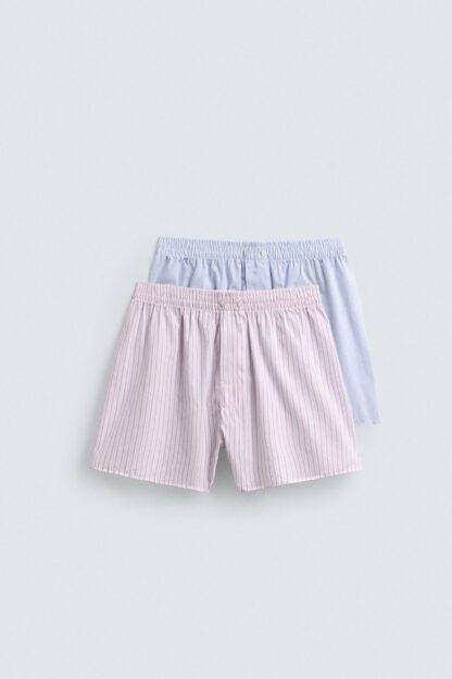 2'Lİ KOMBİNE POPLİN BOXER SETİ