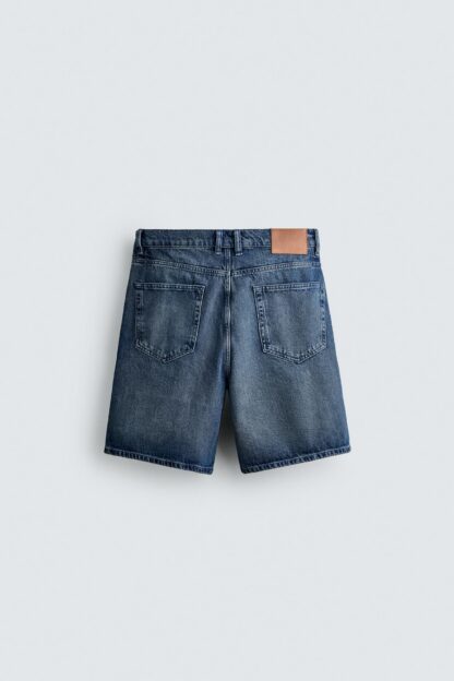 شلوارک جین مردانه زارا - 03991351