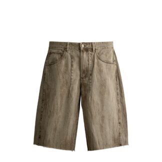 BASKILI YIKAMA DENIM JORTS