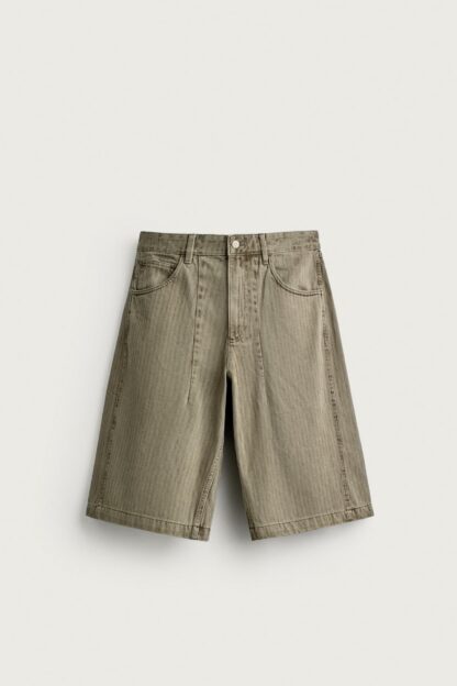 ÇİZGİLİ YIKAMA EFEKTLİ JORTS