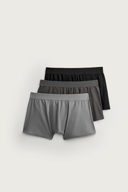 3'LÜ RIB BOXER PAKETİ
