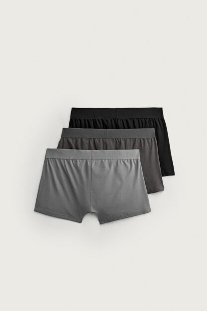 3'LÜ RIB BOXER PAKETİ