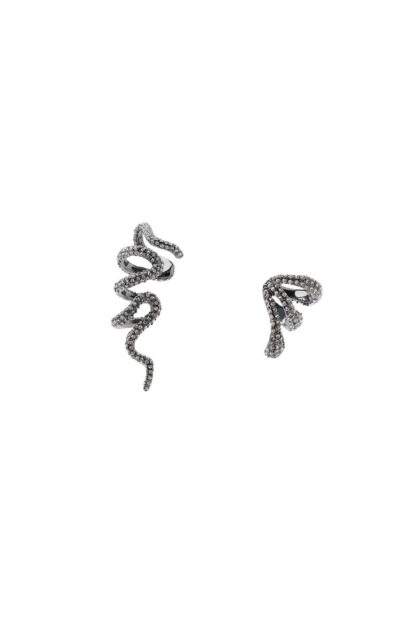 PARLAK TAŞLI 2'Lİ EAR CUFF KÜPE SETİ