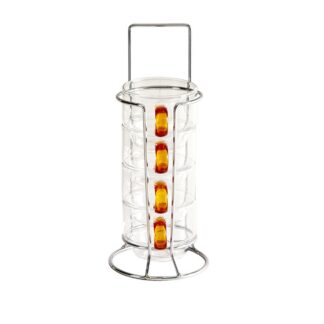 RENKLİ KULPLU BOROSİLİKAT KUPA KULESİ (4'LÜ SET)