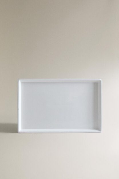 BEYAZ SERAMİK BANYO TEPSİSİ