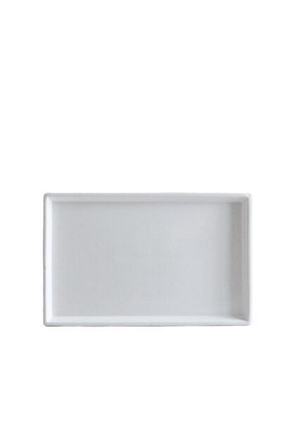 BEYAZ SERAMİK BANYO TEPSİSİ