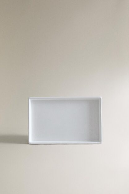 BEYAZ SERAMİK BANYO TEPSİSİ