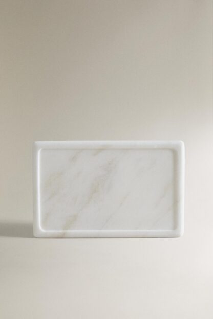 BEYAZ MERMER BANYO TEPSİSİ
