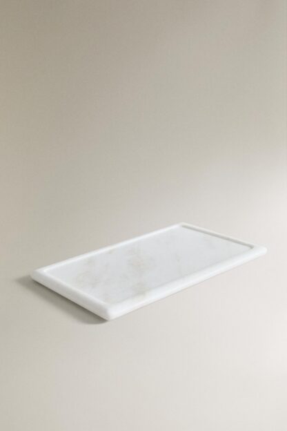 BEYAZ MERMER BANYO TEPSİSİ