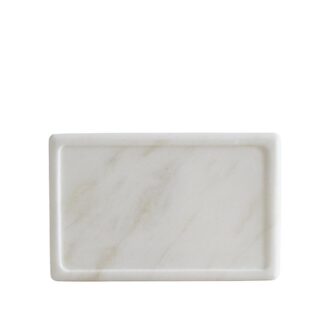 BEYAZ MERMER BANYO TEPSİSİ