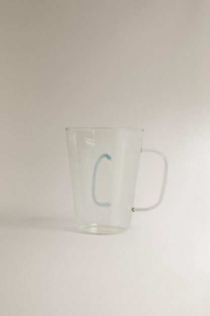 C HARFLİ BOROSİLİKAT CAM KUPA