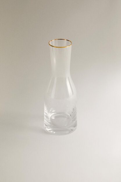 ALTIN RENGİ KENARLI BOHEMIA CRYSTAL ŞİŞE