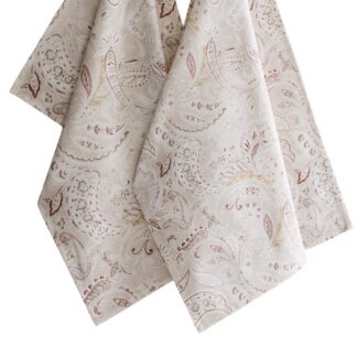 PAISLEY DESENLİ PAMUKLU MUTFAK BEZİ (2'Lİ SET)
